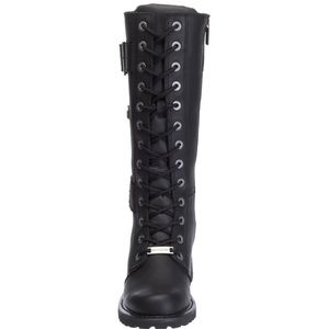 Women's Harley Davidson "Belhaven" Riding Boots - Black  size 8 1/2 New with box